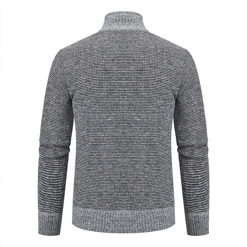 Jaqueta Masculina Patchwork - Cardigã Masculino - Outono/Inverno 2024